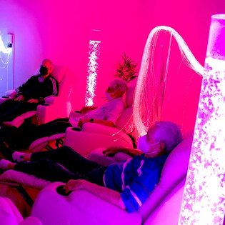 Older adults relaxation room at ESSF