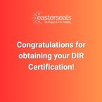 DIR Certification Congrats 