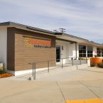 A photo of the new Covina Autism Service building 