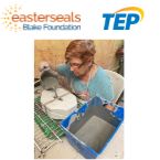 TEP donation to sage ceramics day program