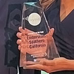 Easterseals award from the Irvine Chamber of Commerce