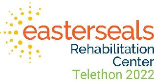 Easterseals Rehabilitation Center logo with words Telethon 2022 below it in green