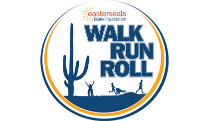 Walk Run Roll logo - Easterseals Blake Foundation
