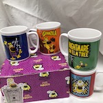 Click here for more information about Horror Movie Ceramic Coffee Mugs - Set of 4