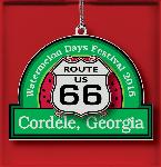 Click here for more information about City of Cordele 2015 Ornament,  "Route 66"