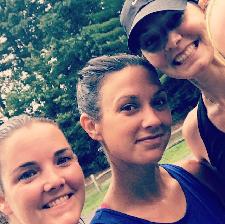 Kate, Jill, and Jessica after a training run for Chicago 2017! 